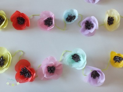 ghirlanda decorativa flori inspiratie petreceri tematice fetite Tinkerbell