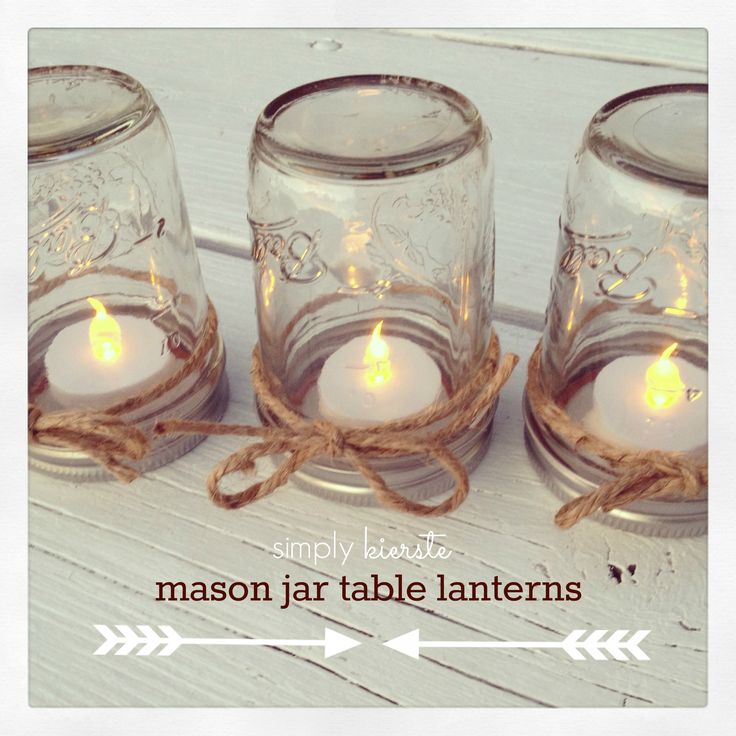 mason jars lanterne lumina nunta decor