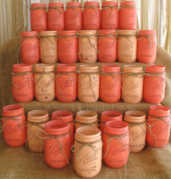 mason jars rustic nunta idei decor