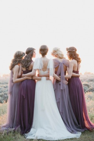 rochie de mireasa decor nunta purpuriu 3