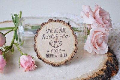 save the date invitatie rustica de nunta inspiratie