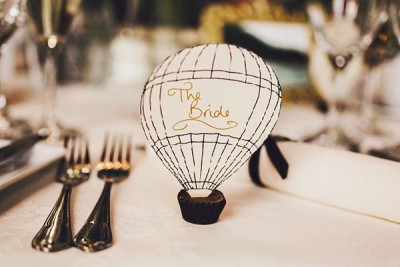 the bride decor din hartie baloane cu aer cald nunta petrecere